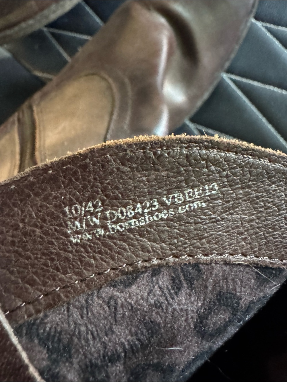 Born Two-Tone Brown Suede & Leather Western Heeled Boots - Picture 10 of 11